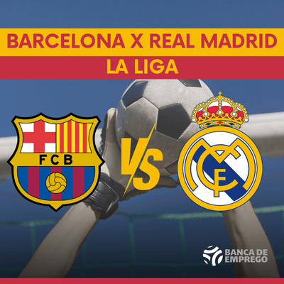 Barcelona x Real Madrid se enfrentam em um duelo eletrizante que promete agitar o futebol espanhol nesse fim de semana! Barcelona x Real Madrid