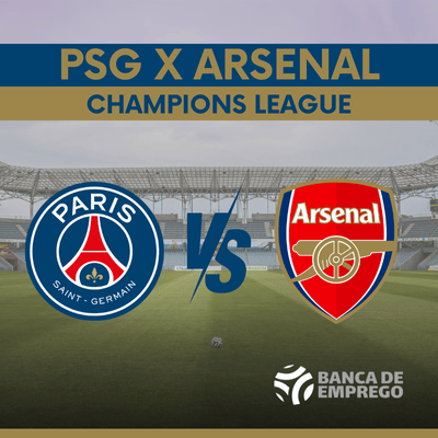 PSG X Arsenal se reencontra para o jogo de volta da Semifinal da Champions League PSG X Arsenal