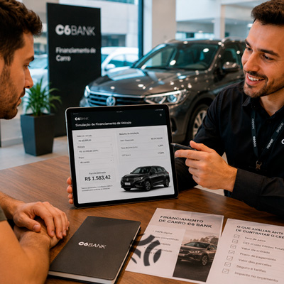 Descubra como solicitar um financiamento pelo C6 bank financiamento carro C6 Bank